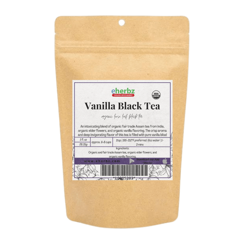 Mountain Rose Black Tea Vanilla Black Tea Organic