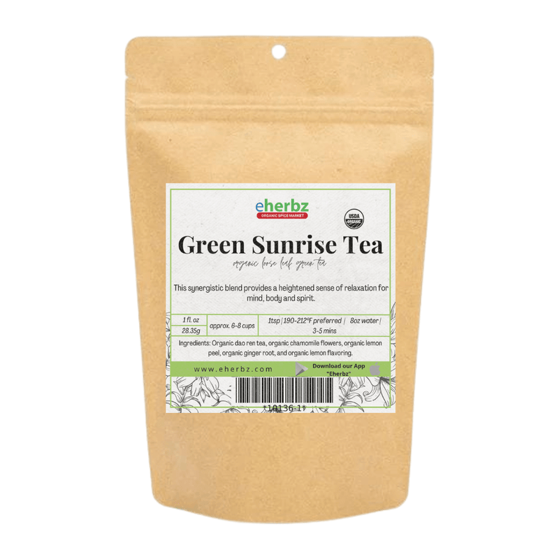 Mountain Rose Green Tea Green Sunrise Tea Organic