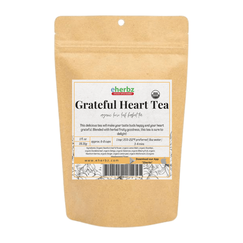 Mountain Rose Herbal Tea Blend Grateful Heart Organic Tea