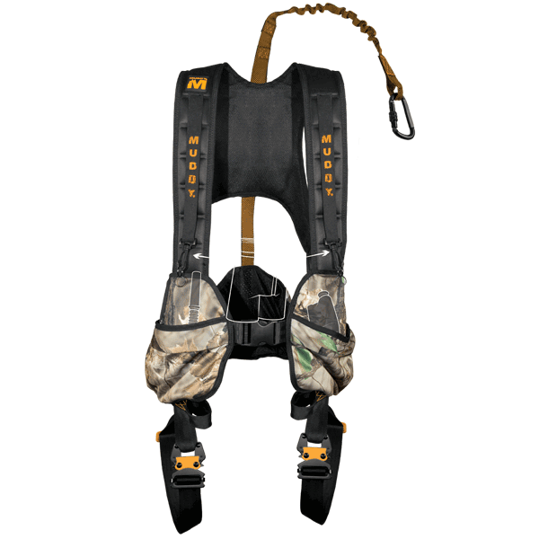 Muddy Hunting Harness CROSSOVER HARNESS COMBO- S/M