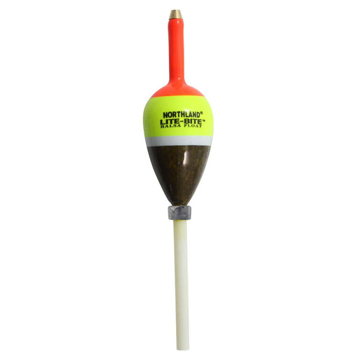 Northland Tackle Bobbers & Floats 7/8" Diameter - Oval LITE-BITE WEIGHTED SLIP BOBBER