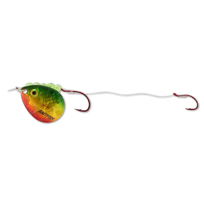 Northland Tackle Fishing Rigs GOLD PERCH BAITFISH SPINNER HARNESS 60" Snell, #3 Bd, #4 Hk