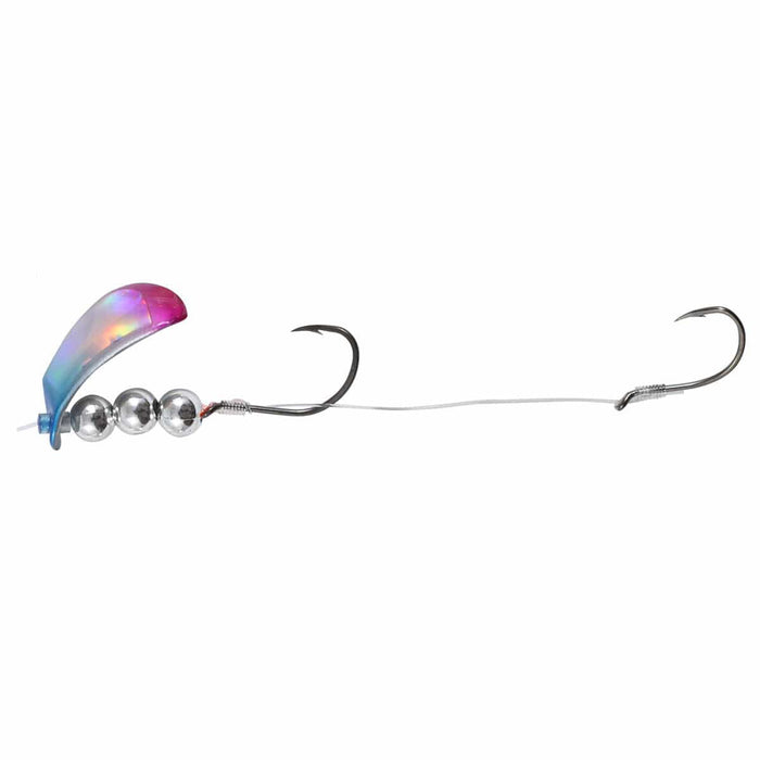 Northland Tackle Fishing Rigs RAINBOW BUTTERFLY BLADE WINGNUT HARNESS 60" Snell, #2 Bd, #2-4 Hks