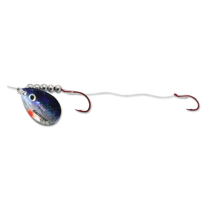 Northland Tackle Fishing Rigs SILVER SHINER BAITFISH SPINNER HARNESS 60" Snell, #3 Bd, #4 Hk