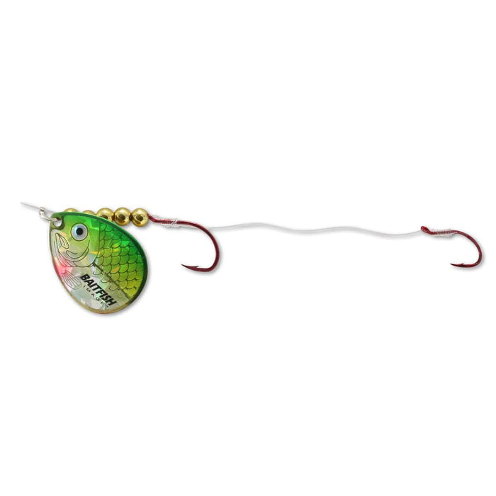 Northland Tackle Fishing Rigs YELLOW PERCH BAITFISH SPINNER HARNESS 60" Snell, #4 Bd, #2/#4 Hks