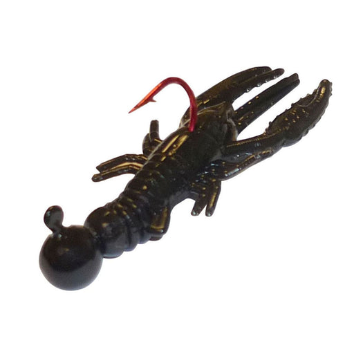 Northland Tackle Pre-Rigged Lures & Jigs BLACK & BLUE CRAW IMPULSE RIGGED MINI CRAWFISH 1/6 oz, 1.5"