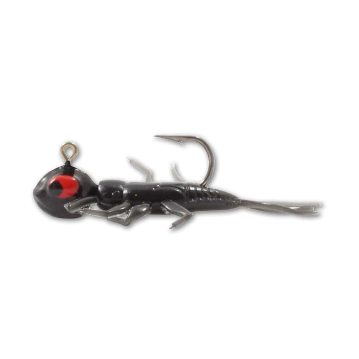 Northland Tackle Pre-Rigged Lures & Jigs BLACK IMPULSE RIGGED MAYFLY 1/64 OZ, 1"