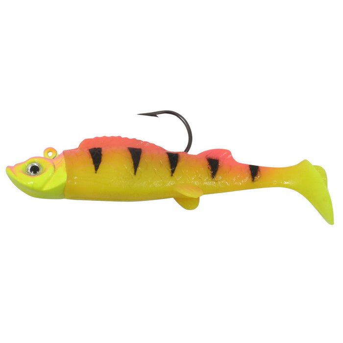 Northland Tackle Pre-Rigged Lures & Jigs BUBBLEGUM TIGER MIMIC MINNOW SHAD 1/16 OZ, #2 Hk, 1 7/8"