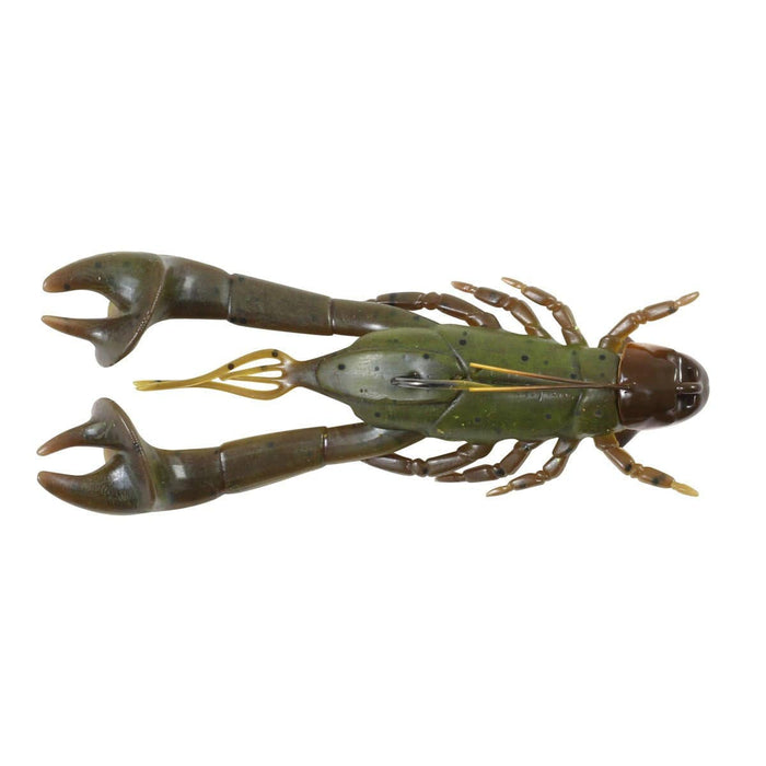 Northland Tackle Pre-Rigged Lures & Jigs GREEN CRAW MIMIC MINNOW CRITTER CRAW 1/4 OZ, #2/0 Hk, 3"