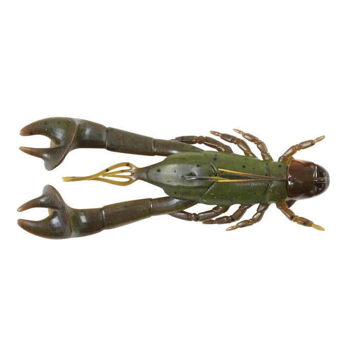 Northland Tackle Pre-Rigged Lures & Jigs GREEN CRAW MIMIC MINNOW CRITTER CRAW 1/8 OZ, #1/0 Hk, 2 5/8"