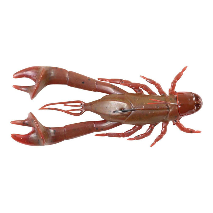 Northland Tackle Pre-Rigged Lures & Jigs RED CRAW MIMIC MINNOW CRITTER CRAW 1/8 OZ, #1/0 Hk, 2 5/8"