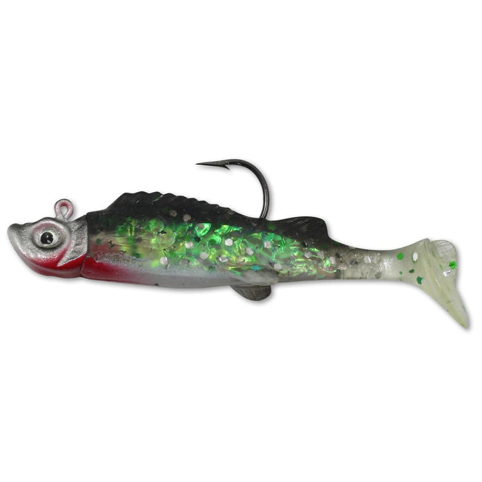 Northland Tackle Pre-Rigged Lures & Jigs SILVER SHINER MIMIC MINNOW SHAD 1/16 OZ, #2 Hk, 1 7/8"