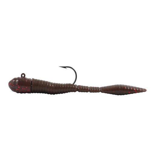 Northland Tackle Pre-Rigged Lures & Jigs WATERMELON MIMIC MINNOW LIMBER LEECH 1/4 OZ, #2/0 Hk, 3 1/2"