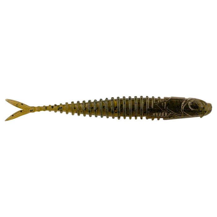 Northland Tackle Soft Bait GREEN PUMPKIN EYE-CANDY MINNOW 4"