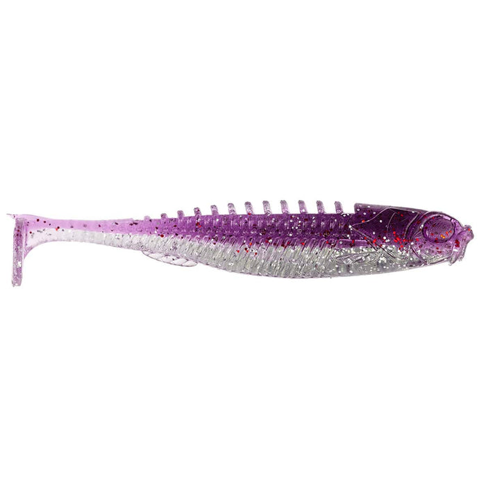 Northland Tackle Soft Bait PURPLE SHAD EYE-CANDY PADDLE SHAD 3.5"