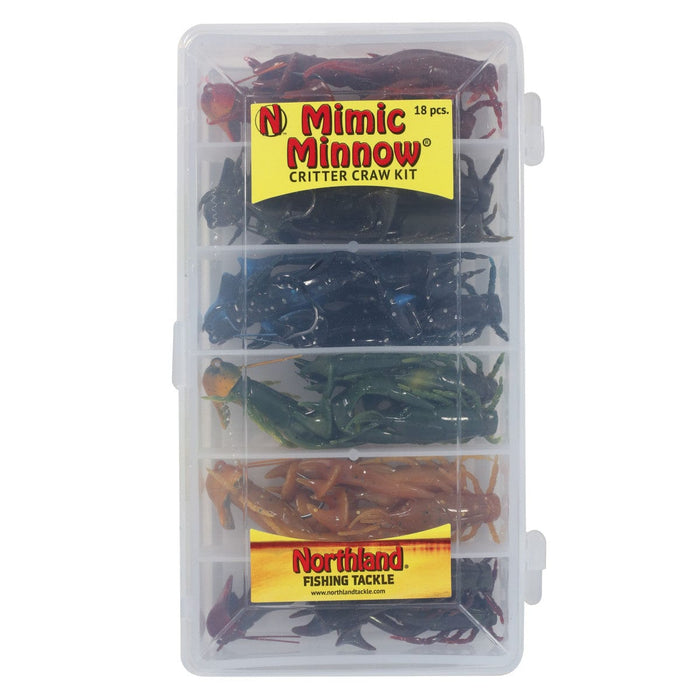 Northland Tackle Tackle Kit MIMIC MINNOW KIT Critter Craw Kit (18 Piece)