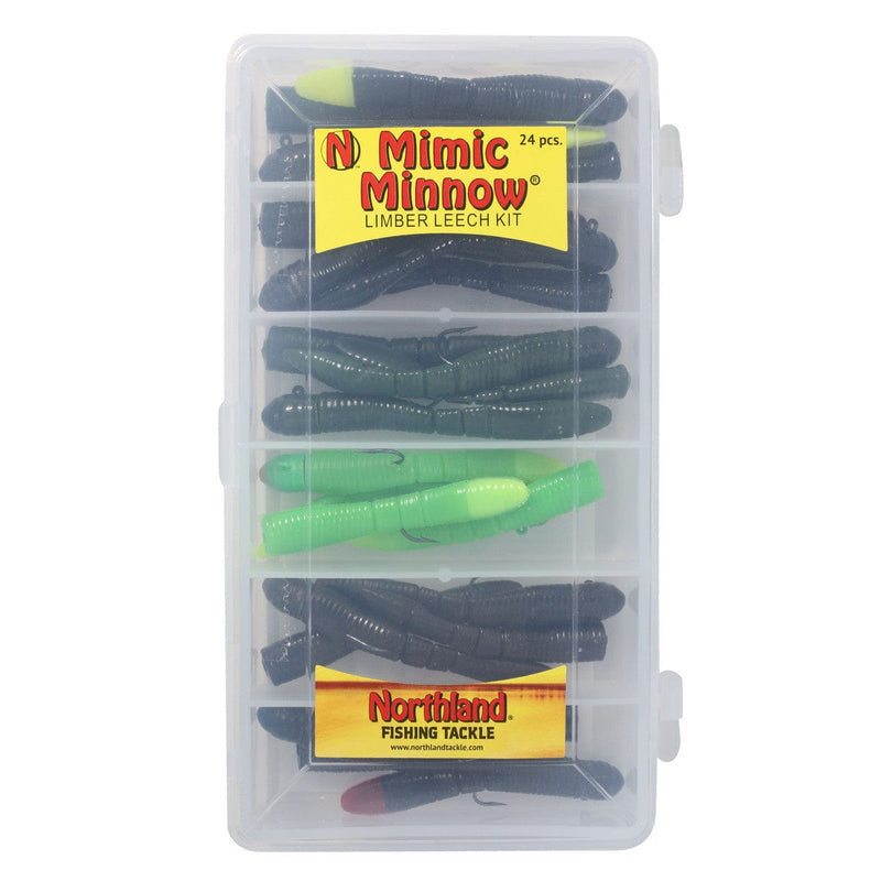 Northland Tackle Tackle Kit MIMIC MINNOW KIT Limber Leech Kit (24 Piece)