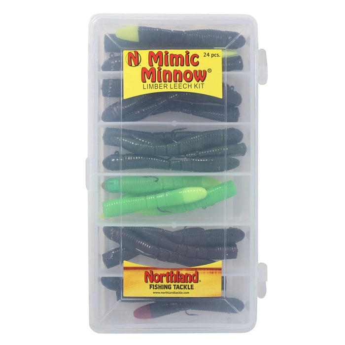 Northland Tackle Tackle Kit MIMIC MINNOW KIT Limber Leech Kit (24 Piece)