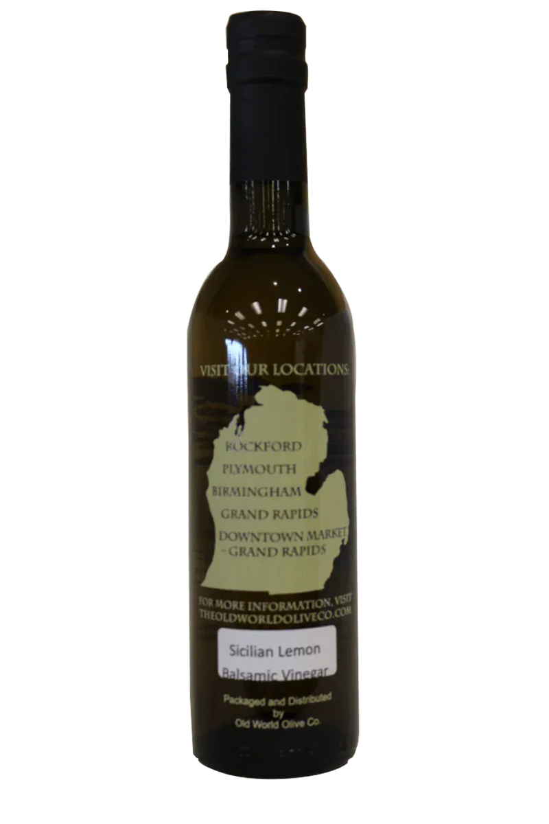 Old World Olive Vinegar 200ml Sicilian Lemon Infused White Balsamic Vinegar