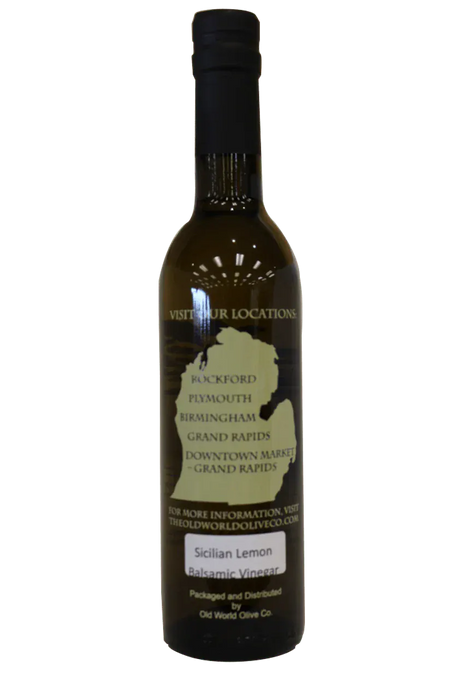 Old World Olive Vinegar 200ml Sicilian Lemon Infused White Balsamic Vinegar