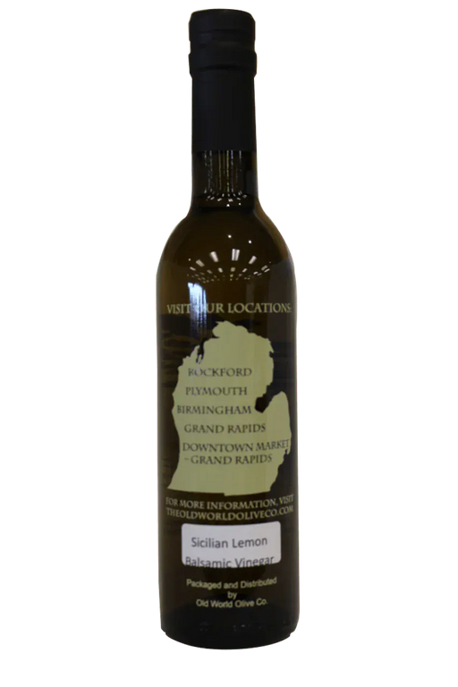 Old World Olive Vinegar 200ml Sicilian Lemon Infused White Balsamic Vinegar