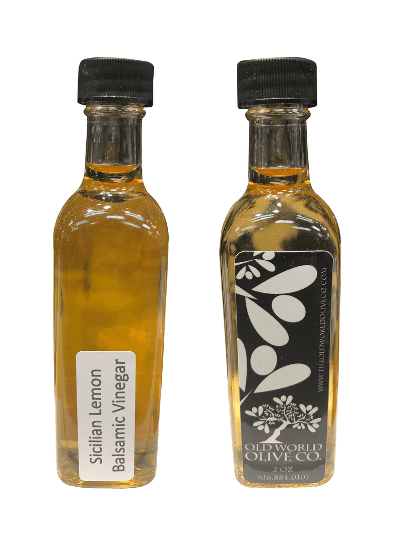 Old World Olive Vinegar 60ml Sicilian Lemon Infused White Balsamic Vinegar
