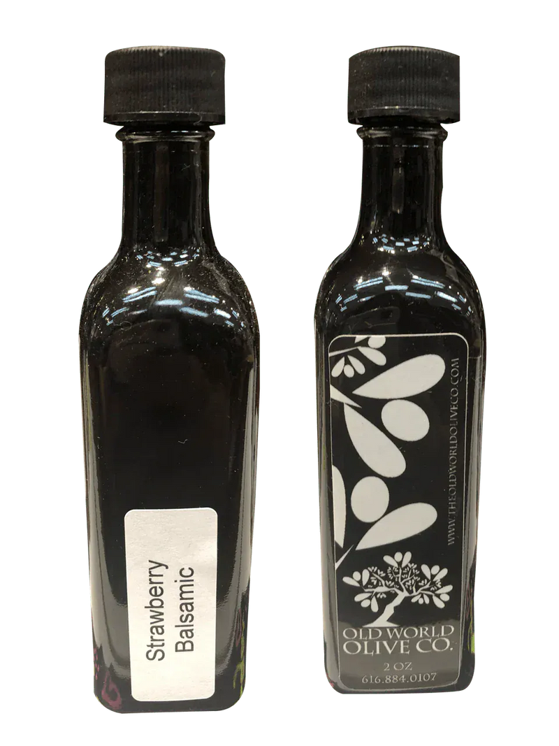 Old World Olive Vinegar 60ml Strawberry Infused Dark Balsamic Vinegar