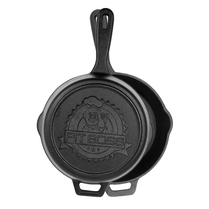 Pit Boss Grill Cooking PIT BOSS 14IN CAST IRON DEEP SKILLET WITH LID