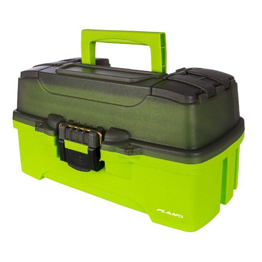 Plano Fishing Tackle Box PLANO ONE-TRAY TACKLE BOX (GREEN/SMOKE)