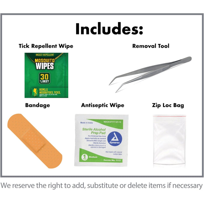 Potty Packs Tick Kit: Protection & Removal For Outdoor Enthusiast