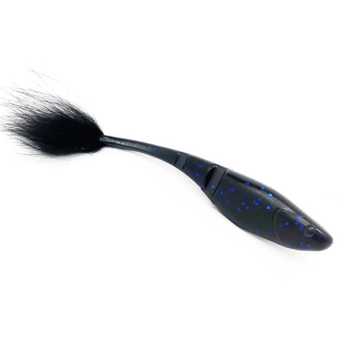 Rabid Baits Soft Bait Black Night RABID RAB-SHAD 6"