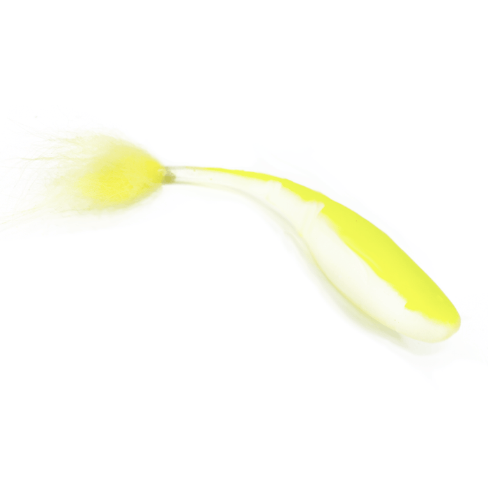 Rabid Baits Soft Bait Chartreuse RABID RAB-SHAD 6"