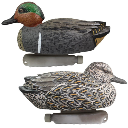 ROCK RIDGE OUTDOORS Decoy Cupped Waterfowl CU2032 Teal Duck 6 Pack - Floating Teal Duck Decoy