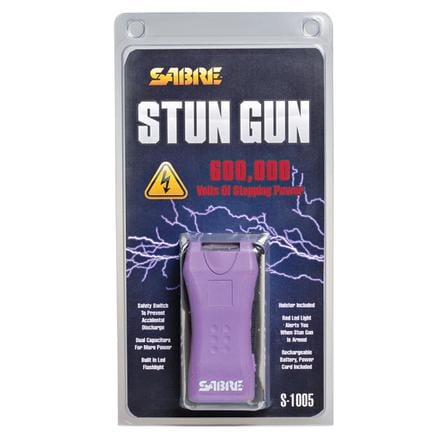 Sabre Self-Defense Sabre 600,000 Volt Mini Stun Gun with LED - Light Purple