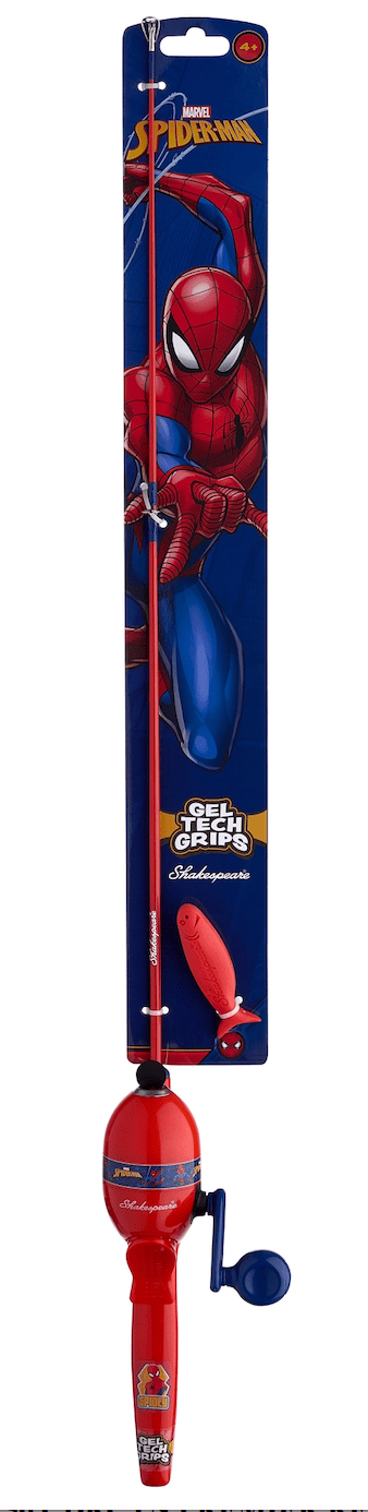 childrens spiderman fishing pole Shakespeare Disney Lightyear Beginner Kit