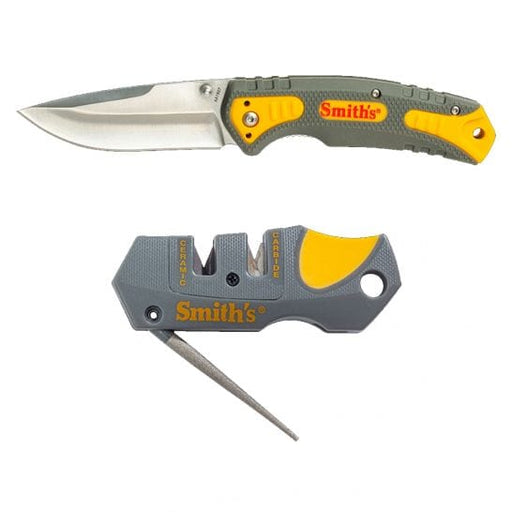 Smith’s Knives Pocket Pack Pal Knife Sharpener and Knife