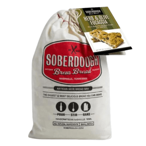 SoberDough Bread Mix Herb & Olive Focaccia