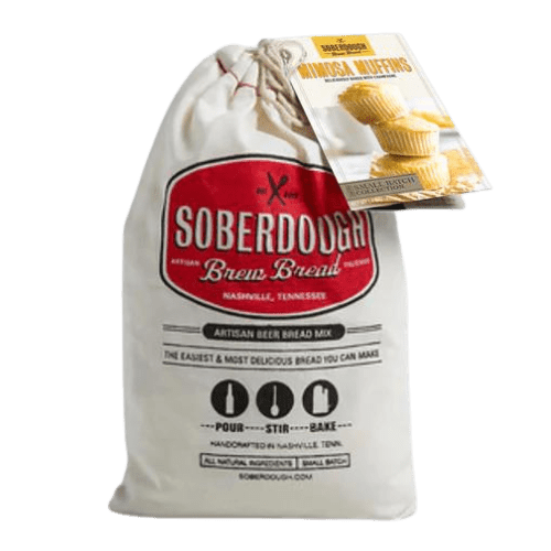 SoberDough Bread Mix Mimosa Muffins