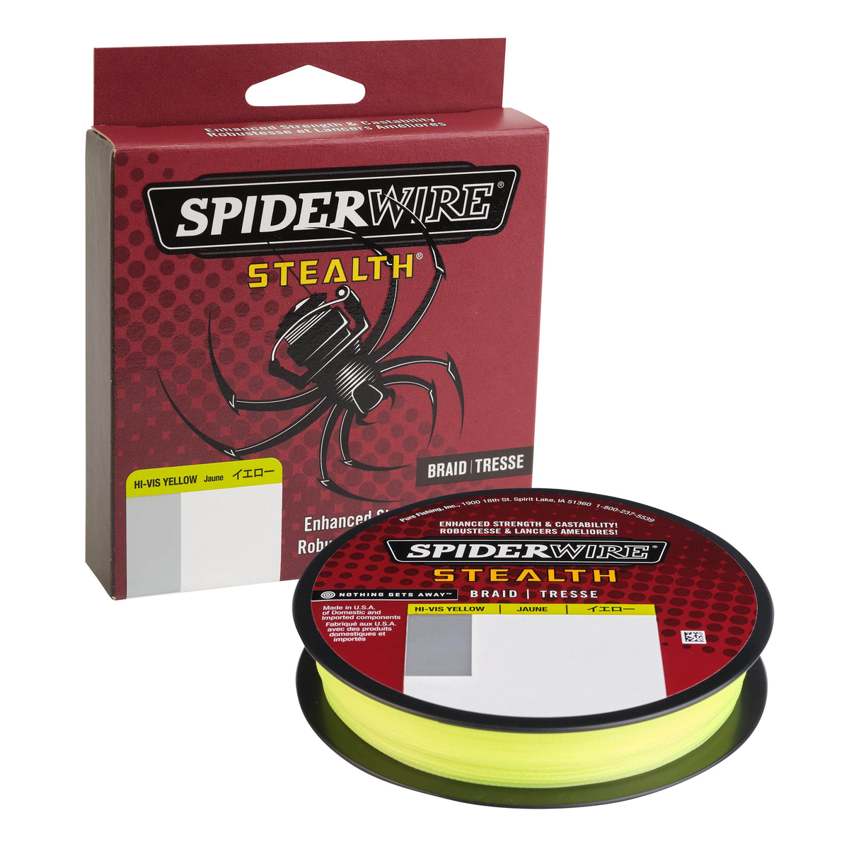 Spiderwire Stealth Hi-Vis Yellow — Fritz's Outdoor Discounts