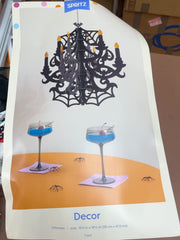 Spritz Halloween Decorations Spritz Halloween Black Hanging Paper Chandelier Decor