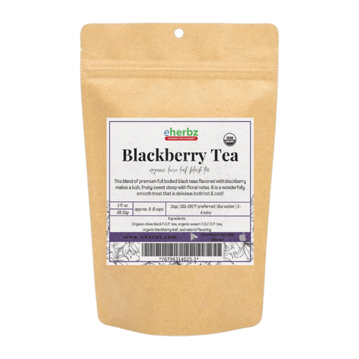 Starwest Botanicals Black Tea Blackberry Flavored Tea Organic