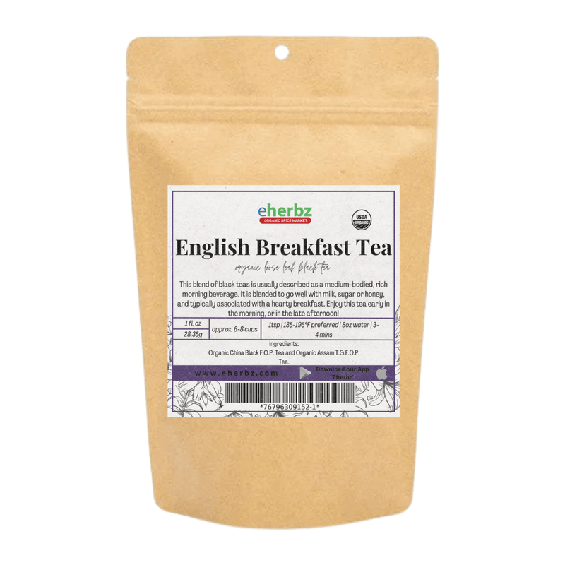 Starwest Botanicals Black Tea English Breakfast Tea Organic