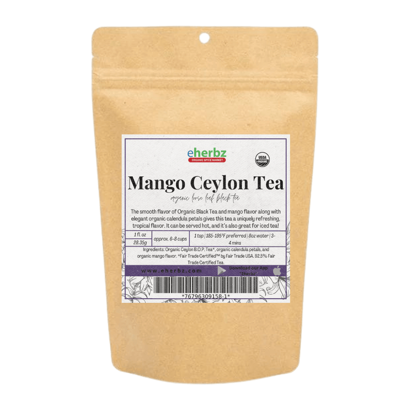 Starwest Botanicals Black Tea Mango Ceylon Tea Organic