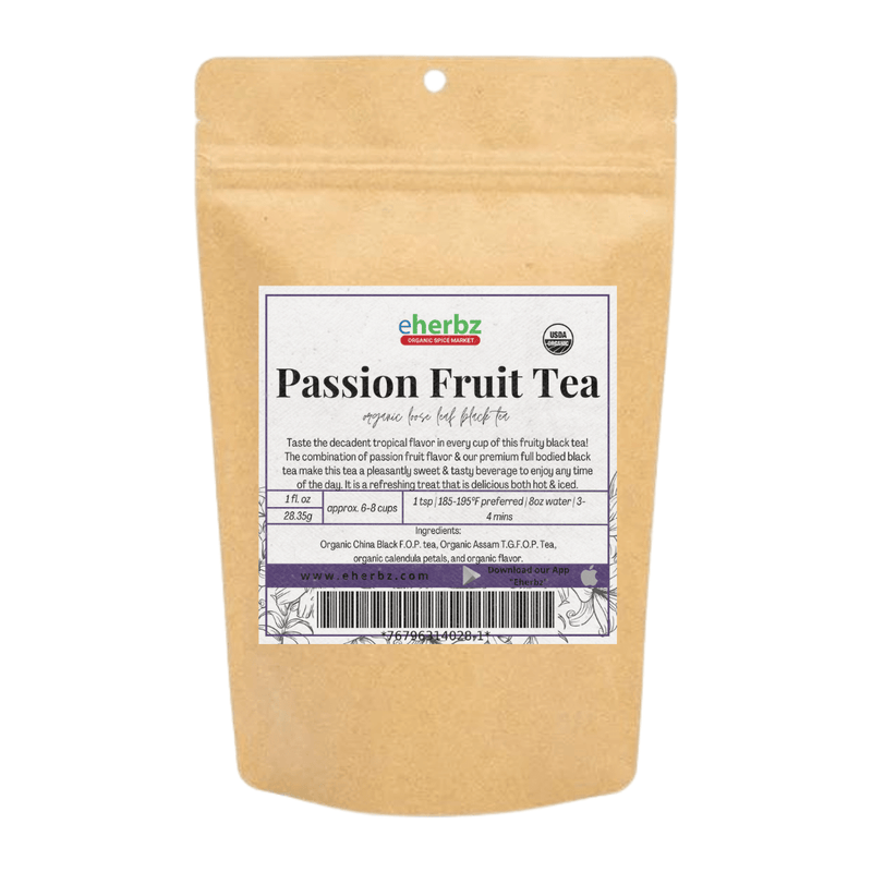 Starwest Botanicals Black Tea Passion Fruit Tea Organic