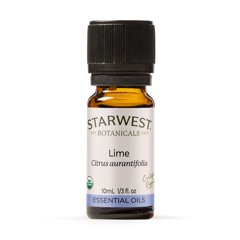 Starwest Botanicals Essential Oils Lime Essential Oil Organic 1/3 fl oz