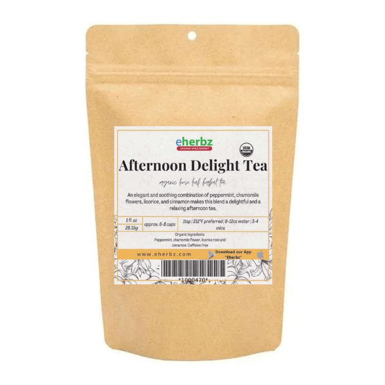 Starwest Botanicals Herbal Tea Blend Afternoon Delight Tea Organic