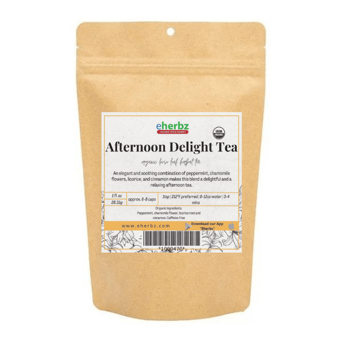 Starwest Botanicals Herbal Tea Blend Afternoon Delight Tea Organic