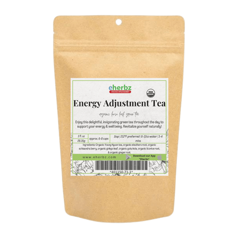 Starwest Botanicals Herbal Tea Blend Energy Adjustment Tea Organic