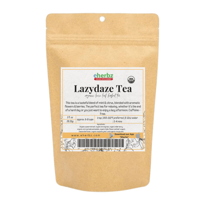 Starwest Botanicals Herbal Tea Blend Lazy Daze Tea Organic