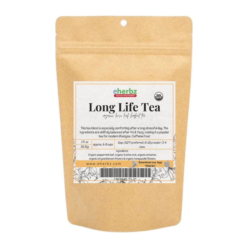 Starwest Botanicals Herbal Tea Blend Long Life Tea Organic